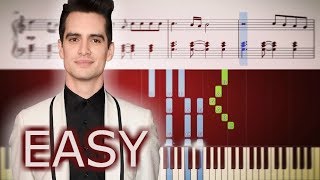 Panic! At The Disco: Roaring 20s - EASY Piano Tutorial + SHEETS