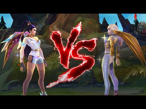 KDA ALL OUT 카이사 프레스티지 에디션 VS KDA 카이사 프레스티지 스킨 [Prestige KDA ALL OUT KaiSa VS KDA KaiSa Prestige Skin