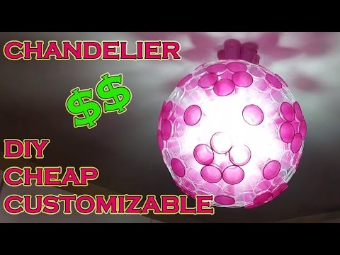 シャンデリアDIYのアイデア - 非常に安価なプロジェクト（それはあなた自身を行う (chandelier DIY idea - very cheap project (Do It Yourself))