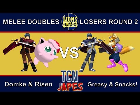 TCNJapes 3 SSBM Doubles - Domke/Risen vs. Greasy/Snacks! - Losers Round 2