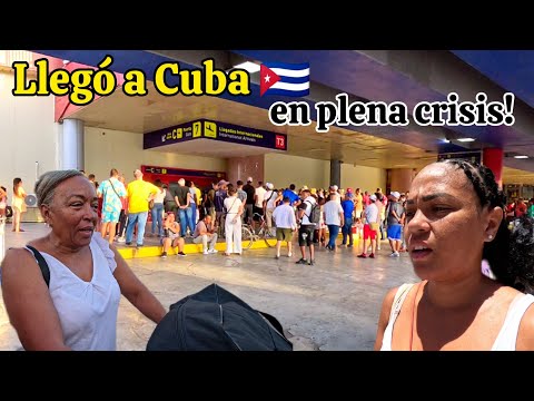 🥵🇨🇺 Así está el AEROPUERTO de La Habana, Cuba‼️en candela...