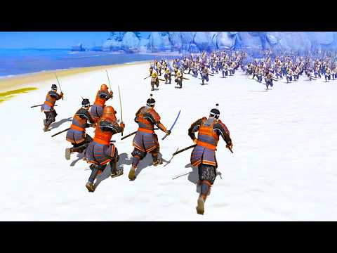 7 Samurai VS 100 Mongols - Ghost of Tsushima NPC War