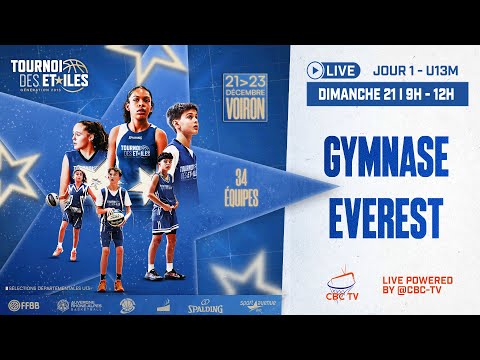 LIVE | Tournoi des Étoiles 2025 – Jour 1 (U13M) | Gymnase Everest | Voiron