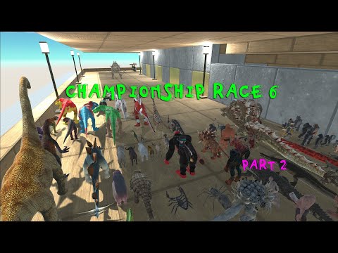 CHAMPIONSHIP RACE 6 PART 2 - Animal Revolt Battle Simulator