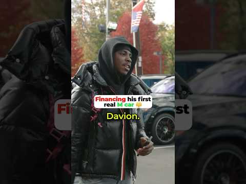 He's financing his first real M car, and thought we'd give flexibility