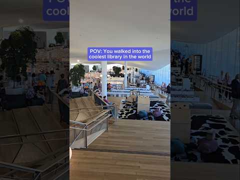 Coolest attraction in Finland #finlandtravel #library #oodi