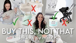 baby products worth the hype + what I regret buying