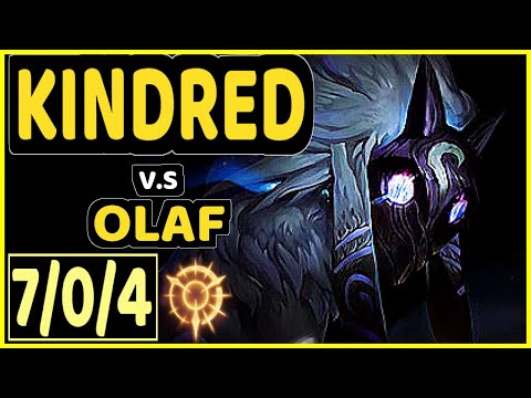 CARIOK (KINDRED) vs OLAF - 7/0/4 KDA JUNGLE CHALLENGER GAMEPLAY - BR