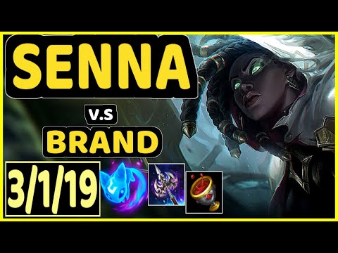 RIYEV (SENNA) vs BRAND - 3/1/19 KDA BOTTOM SUPPORT GAMEPLAY - BR Ranked GRANDMASTER