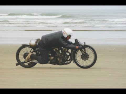 The Worlds Fastest Indian - Sound enhanced Beach Race.