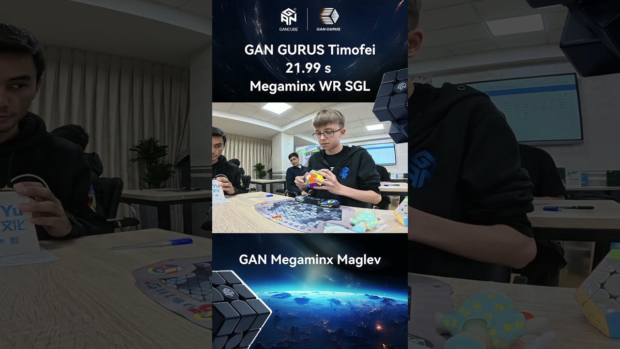 GANCUBE - Timofei Tarasenko WR 21.99s Single Megaminx