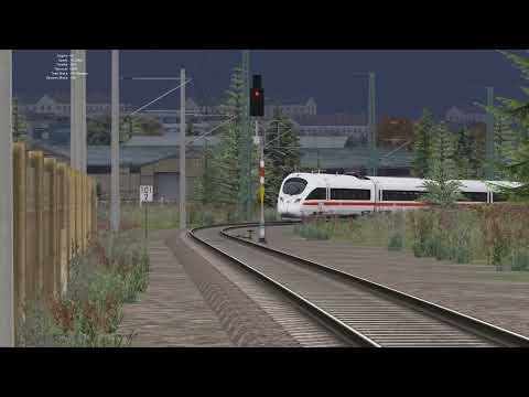 DB ICE T 1207 Passenger Service near Garmisch