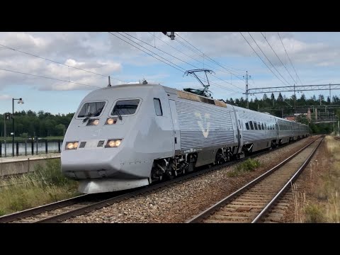 Sommar på järnvägen del 16 - Tåg i Gnesta