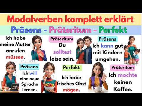 Modalverben komplett erklärt 💥 Präsens, Präteritum, Perfekt 🚀