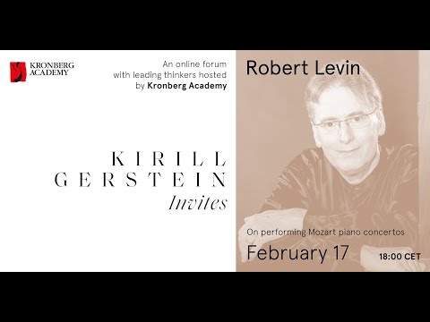Robert Levin seminar "On performing Mozart's piano concertos"