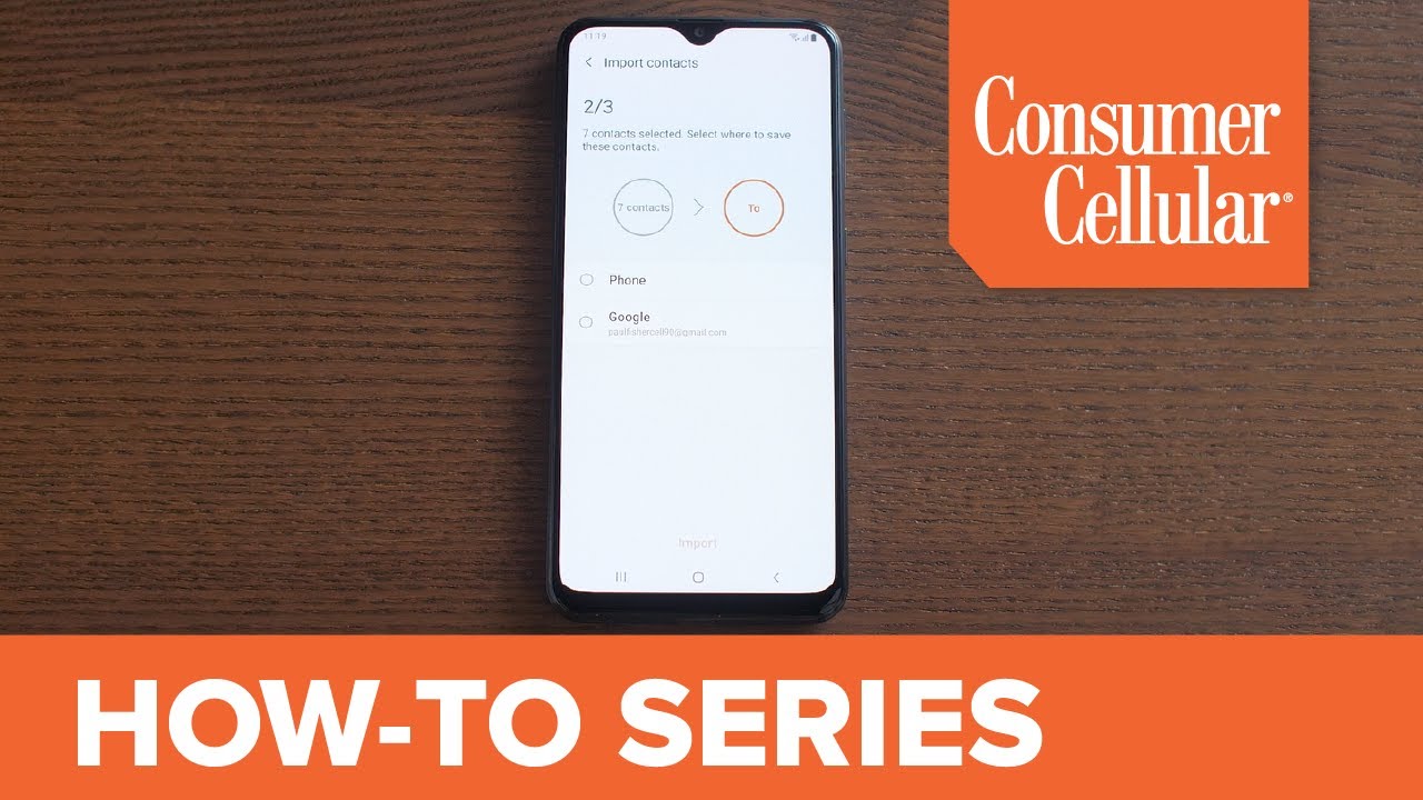 Samsung Galaxy A10e: Transferring Contacts from a SIM Card (13 of 16) | Consumer Cellular