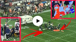 ‏ja'quinden jackson injury video eagles rb taken away in ambulance | injury