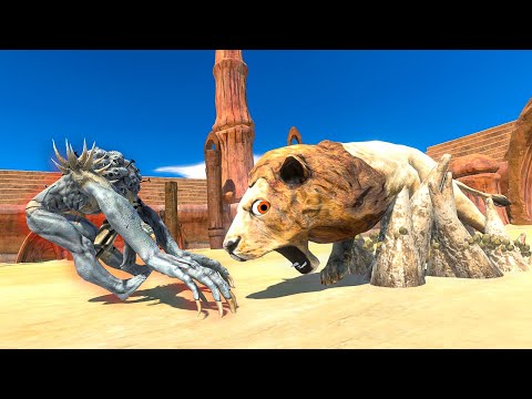 INFERNALS FIGHT in the ARENA OF DEADLY LION - Animal Revolt Battle Simulator