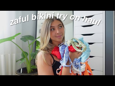 zaful bikini try on haul!