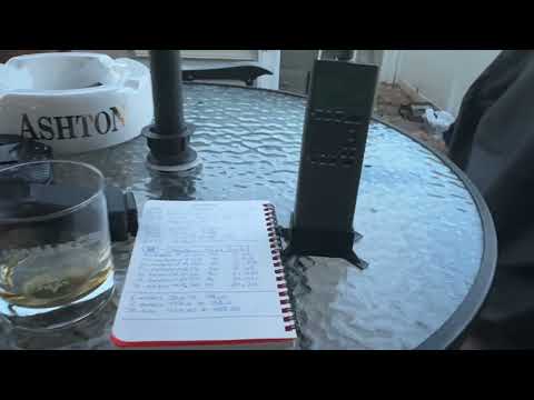 Listening to 40 Meters on my County Comm GP7 SSB Radio