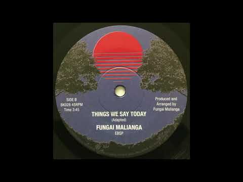 Fungai Malianga - Things We Say Today (1979)