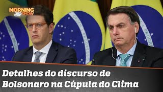 O discurso de Bolsonaro na Cúpula dos Líderes do Clima