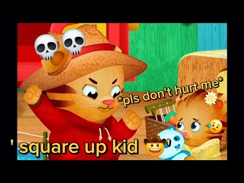 Daniel tiger being violent for 2 minutes straight 