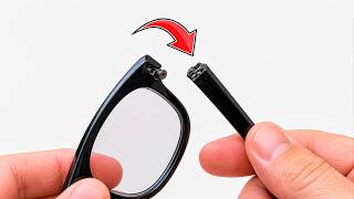 Plastic Welding Secret! Ingenious Way To Repair Broken Eyeglasses Into Like New!