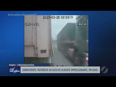 Motorista sai ileso de acidente impressionante na BR-020 em Simolândia