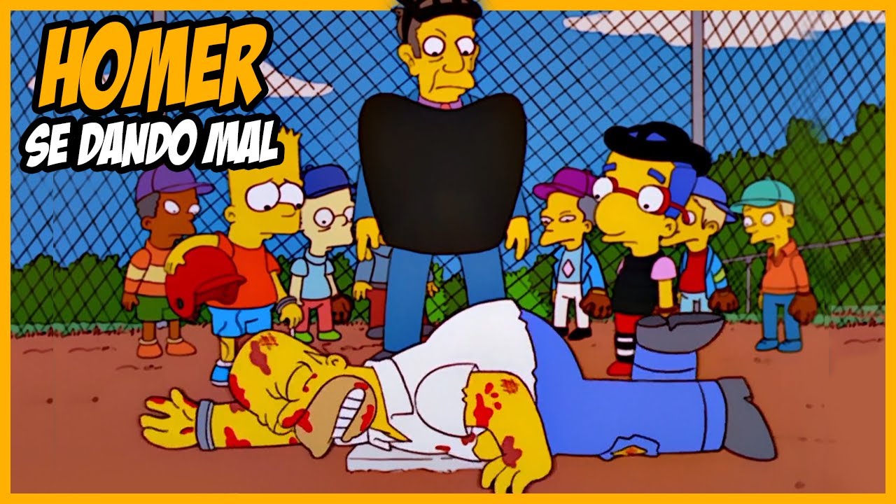 5 VEZES QUE HOMER SIMPSON SE DEU MAL - Os Simpsons
