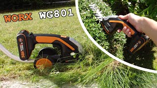 WORX WG801 cordless shear and shrubber trimmer  • Installation and test