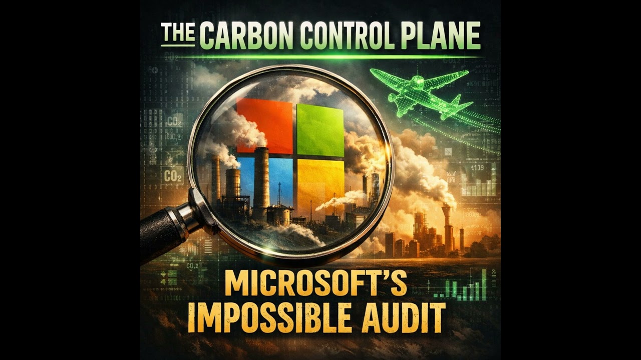 The Carbon Control Plane: Microsoft’s Impossible Audit