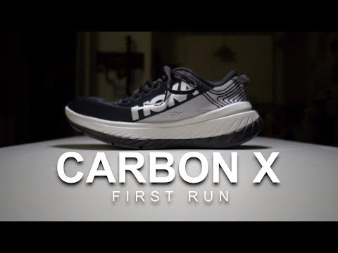 Hoka Carbon X - First Run (technically, a second run)