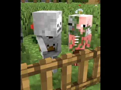 Monster School:Baby Wither Skeleton and Dog Life- Minecraft Animation - (shorts version) #Shorts​ 1
