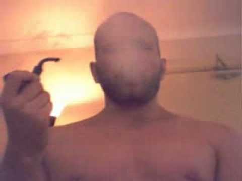 Smoking a Peterson pipe