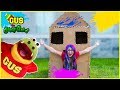 Learn Colors With Paint And Build Box Fort