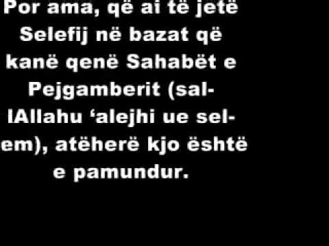 A mund ta kesh akiden selefije dhe të mos jesh selefi në menhexh Shejh Albani Allahu e meshiroft