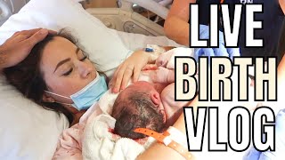 SUPER FAST LIVE BIRTH | DELIVERY & HOMECOMING (BABY #3!)