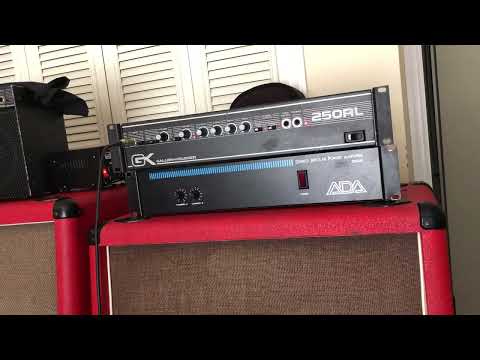 Vintage Gallien Krueger GK 250RL Amplifier Stereo Guitar Amp Head RARE! Rack image 10