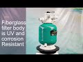 Poolking Filtration Equipment Plastic With Fiberglass Top Mount Sand Filter Diameter From 350 700mm