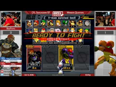 CFL Smackdown 97 Melee - BiggPappa (Ganon) vs Pi (Samus) - Winners Quarters