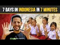 7 Days In Indonesia In 7 Minutes