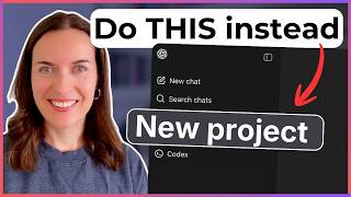 Stop Starting New Chats! How to Use ChatGPT Projects (beginner-friendly!)