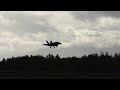 2 Hornets preform an overhead Break with touch and go's