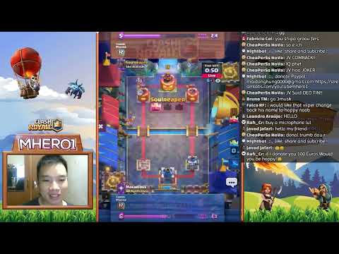 Anaban ,Happy Noob , Benzer Ridel  7000 Ladder Pushing    - Clash Royale