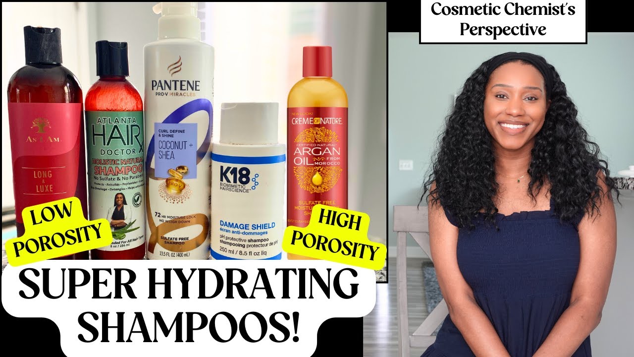 The BEST Shampoos For Dry Natural Hair! [For Both Low &amp; High Porosity!!]