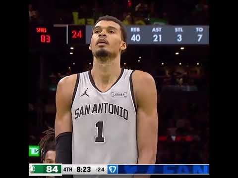 Victor Wembanyama 21pts 6reb vs. Boston Celtics Highlights (1/10/26)