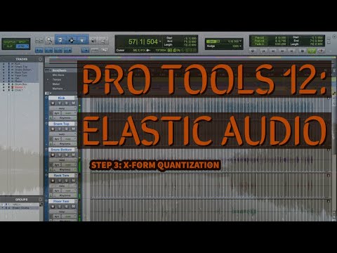 Mixing & Editing Drums : Time Alignment Using Elastic Audio