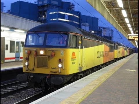 56087 47739 56078 6V37 Ribblehead VQ to Chirk Kronospan at Warrington 28/04/2014