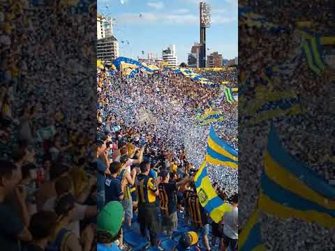 "Recibimiento rosario central vs Godoy Cruz 2019" Barra: Los Guerreros &bull; Club: Rosario Central